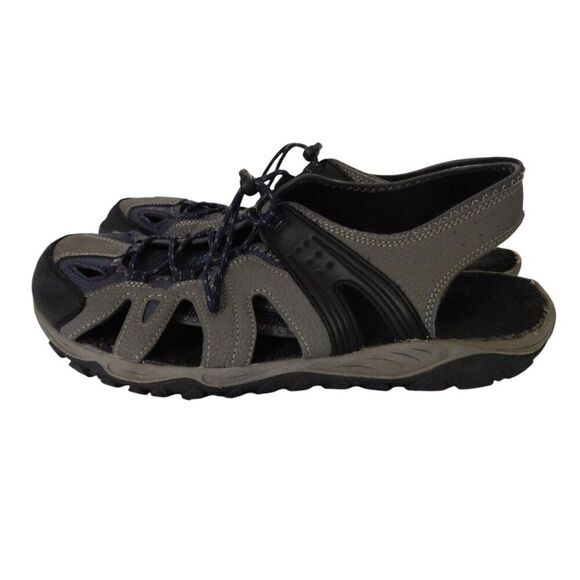 Ozark Trail Fisherman Sandals‎ Men Size 12 Gray Closed Toe Bungee Tie main image 8